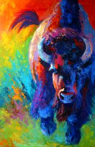 Marion Rose Bison Artwork Chosen By West Texas AandM University